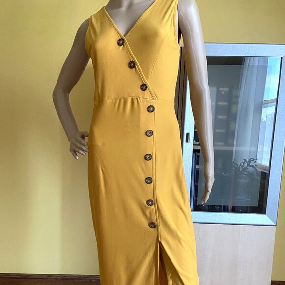 Derek Heart Sleeveless button front midi dress - Picture 4 of 7